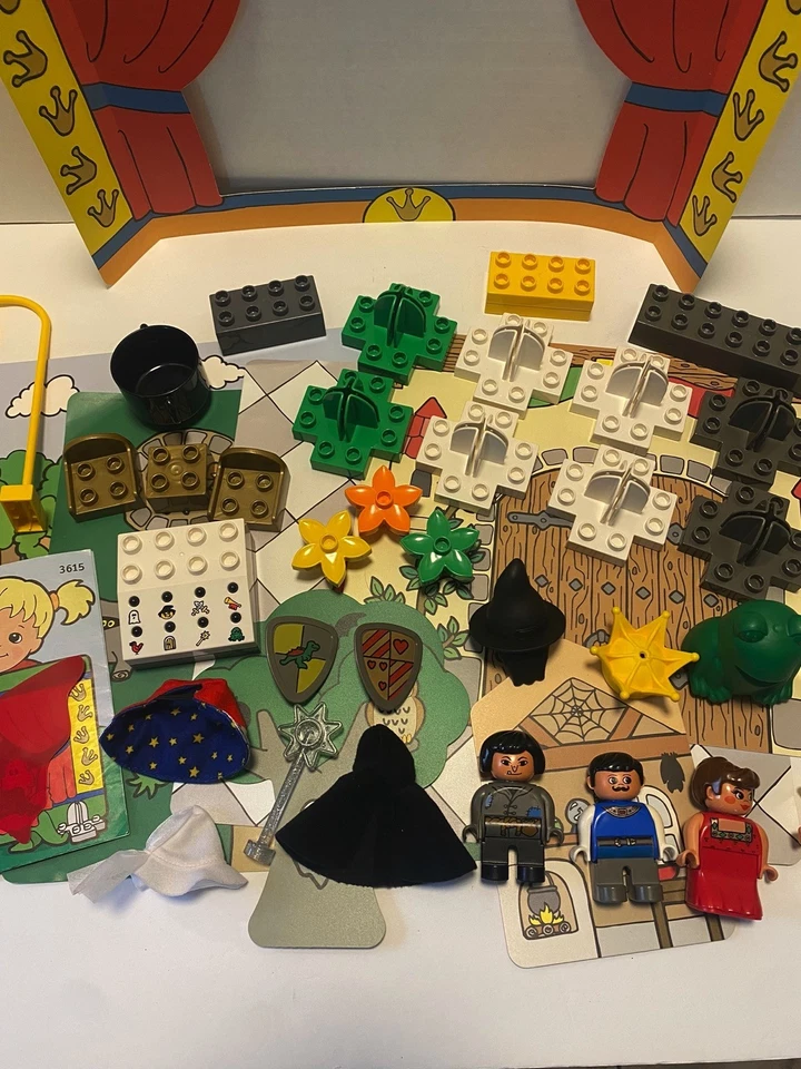 Lego Duplo 3615 Teatro Escenario Historias Faltan pocas piezas Rana Fantasma Bruja 2002 Foto 3 de 4
