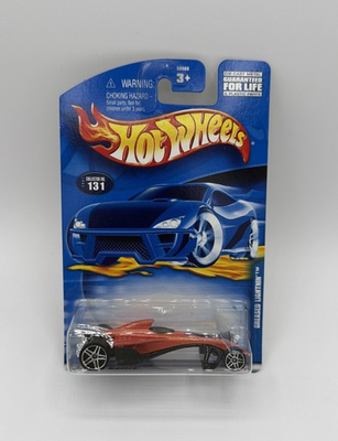 #ad GREASED LIGHTNING #131 2001 Hot Wheels Unopened Race Car $3.99