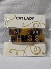Cat Lady Barrettes Hair Accessories Set Of 2 