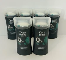 Set Of 6 ~ Dove Men Care ~ EUCALYPTUS  BIRCH 0% Aluminum Deodorant DISCONTINUED