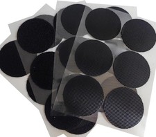 Round 1-1/2 inch Hook and Loop Dots with Adhesive, 12 PCS Double
