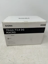 SIGMA 70mm 2.8 ART DG MACRO PRIME LENS f SONY E CAMERA NEW in FACTORY BOX & CASE