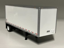 1/64 DCP WHITE 28' WABASH VAN PUP TRAILER
