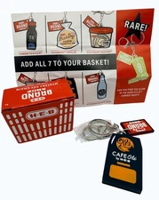 NEW H-E-B Brand Shop Cafe Ole Coffee Mystery Keychain & Packaging OPEN BOX