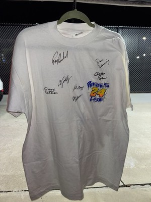 Jeff Gordon Refuse To Lose Vintage 1990s Signed Tshirt Rare Single Stitch