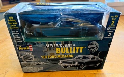 Revell Steve McQueen As Bullitt '68 Green Ford Mustang Vehicle Model Kit New