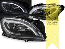 LED Tagfahrlicht Optik Scheinwerfer für Mercedes Benz M Klasse W166 schwarz LED Tagfahrlicht Optik Scheinwerfer für Mercedes Benz M Klasse W166 schwarz
