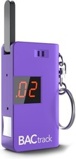 Keychain Breathalyzer Purple  Ultra-Portable Pocket Keyring Alcohol Tester fo