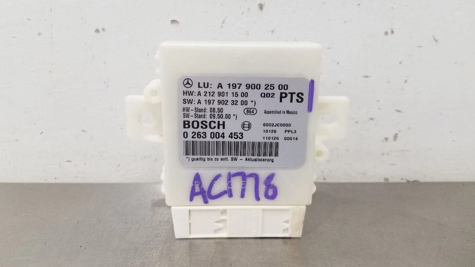 11 MERCEDES BENZ SLS AMG C197 MÓDULO DE CONTROLE DE ASSISTÊNCIA DE ESTACIONAMENTO 1979002500 - Imagem 2 de 4