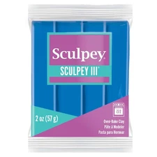 Sculpey III Oven-Bake Clay 2oz-New Blue