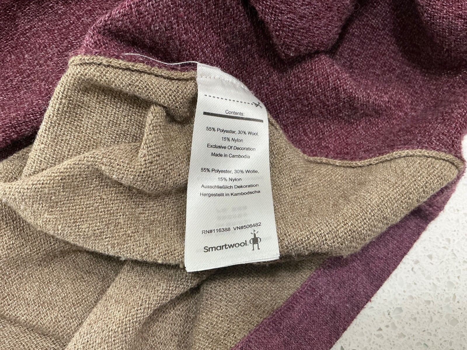 Smartwool Shadow Pine Colorblock Pullover Crew-ne… - image 4