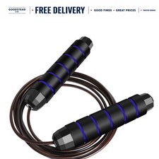 Adjustable Speed Jump Rope Steel Wire Skipping Rope for Fitness Training