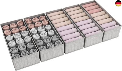 Lifewit 5er Set Hemnes Organizer für Kommode, Wickeltisch, Kleiderschrank 