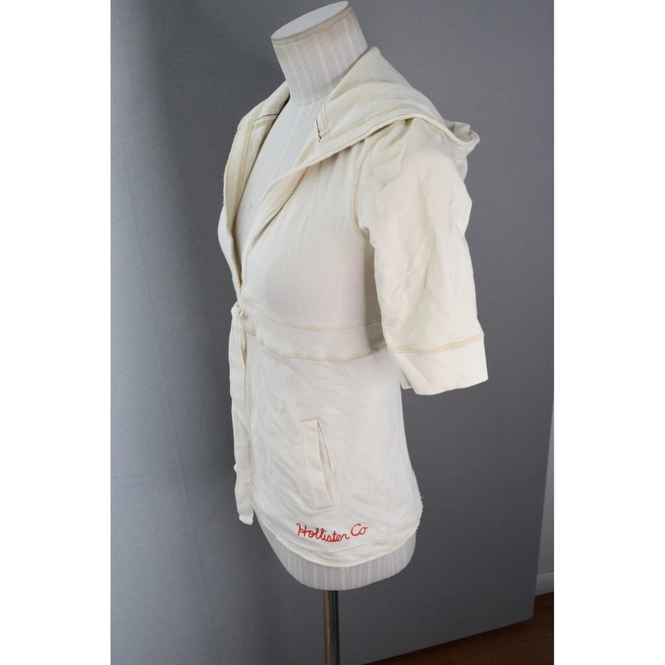 Camiseta Hollister California Baby Doll manga corta pequeña Y2K cordón SS Foto 2 de 4