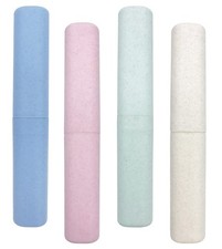 4 Pack Toothbrush Travel Case, Portable Breathable Toothbrush Holder for Trav...