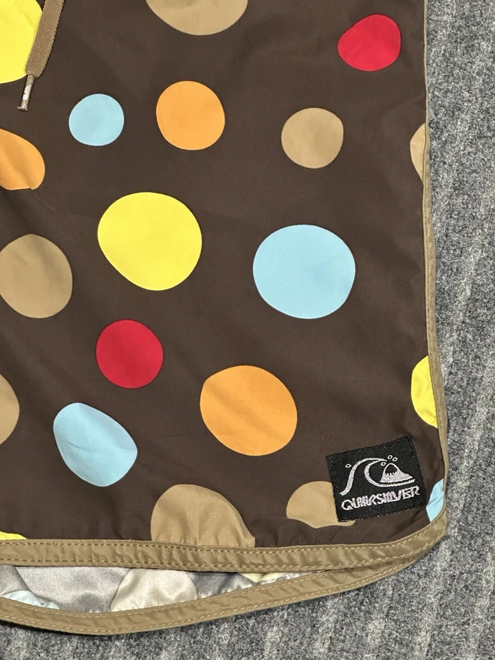 Quiksilver Men's Echo Beach Polka Dot Size 34 Board Shorts 50 Year Anniversary - Image 2 of 4