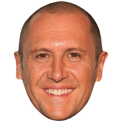 Larry Emdur (Lächeln) Großer Kopf. Größer als das Leben Maske.