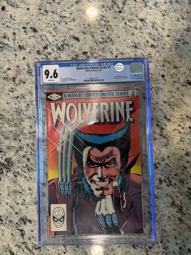 Wolverine Limited Series 1 CGC 9.6 NM+ white pages Marvel 1982 Frank Miller
