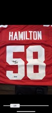 Ty Hamilton Autographed Custom Football Jersey – Certified Authentic