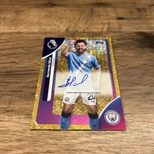 Bernardo Silva Man City Topps 2026 Gold Sparkle Parallel 03/50 - NUMERO BASSO