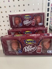 NUOVO Dr. Pepper Flavor Marshmallow Peeps confezione da 3 pezzi (3 x 1,5 oz)