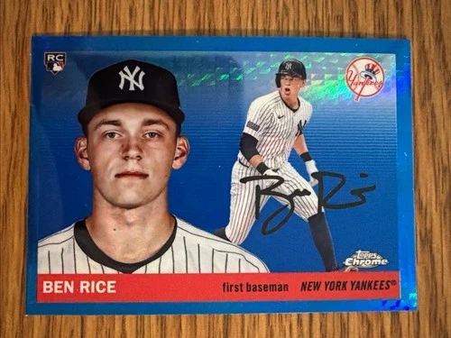 Ben Rice Topps Chrome Ben Rice Refractor