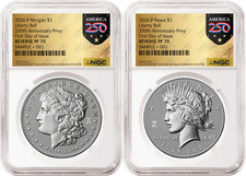 2 Coin Set 2026 Morgan and Peace Reverse Proof Privy NGC RP70 FDOI Gold Pre-Sale