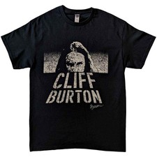 Cliff Burton T Shirt DOTD Logo new Official Mens Black