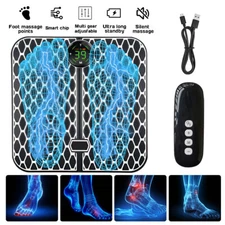 EMS Foot Massager for Feet Neuropathy Circulation&Pain Relief 15 Modes 39 Levels