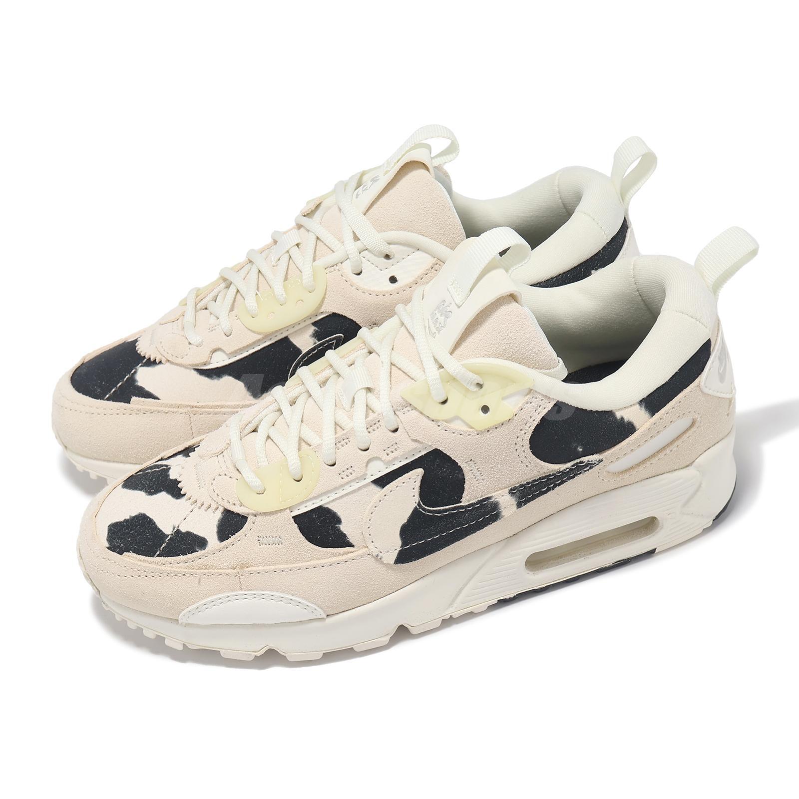 Женская повседневная обувь Nike Wmns Air Max 90 Futura с принтом коровы, стиль жизни, FN7170-133