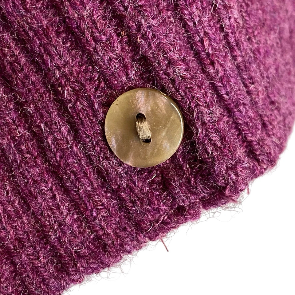 Cárdigan tejido con cable Norm Thompson para mujer grande de lana Academia Lagom acogedora casa de campo Foto 4 de 4