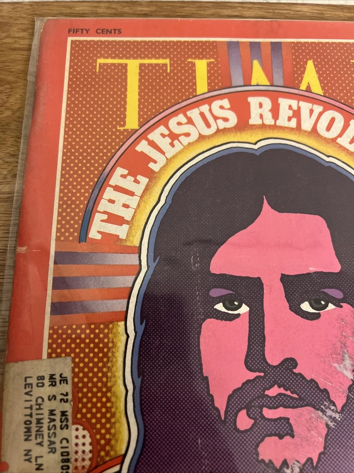 Jesus Revolution Time Magazine (June 21, 1971) rare Lonnie Frisbee Arab/Africa - Image 4 of 4