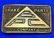 Brake Parts Company BPC Utckfield Illinois Vintage Great American belt buckle Co