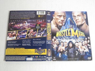 WRESTLEMANIA 29 WWE WRESTLING 3 DISC SET THE ROCK JOHN CENA