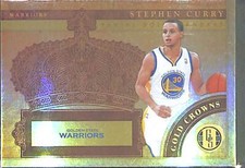2010-11 Panini Gold Standard Basketball Gold Crowns #3 Stephen Curry 158 of 299