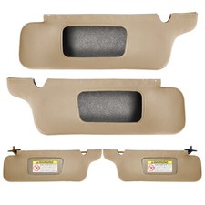Sun Visor Replacement Cover Driver Passenger Repair For 94-04 Ford Mustang Beige