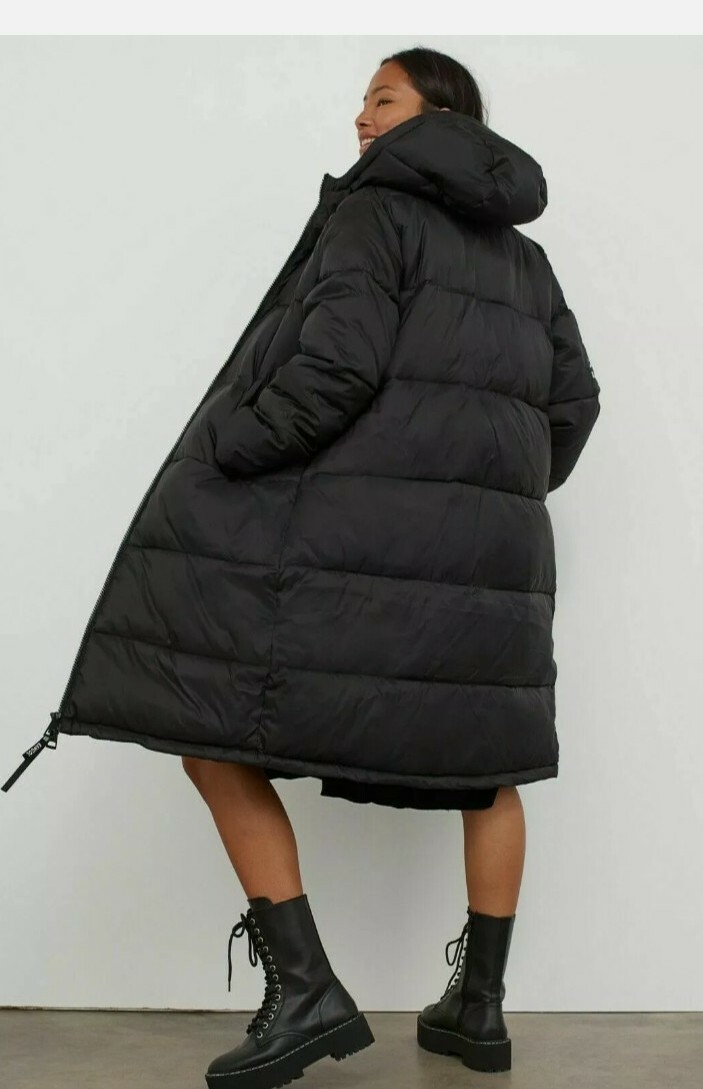 KANGOL x H\u0026M Long Puffer *sz medium w 