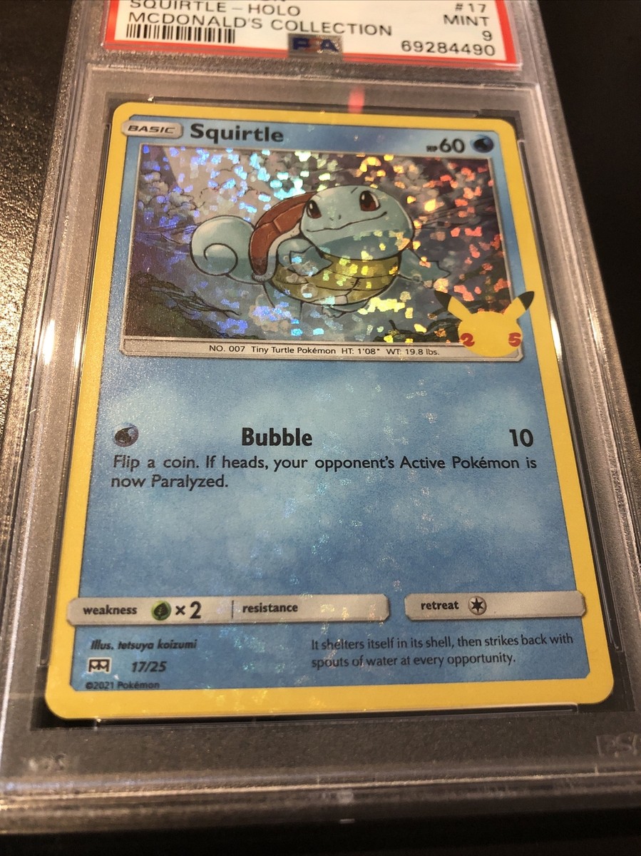 【PSA9】ゼニガメ マクドナルド プロモ squirtle McDonalds Squirtle [Holo] #7 Prices | Pokemon Japanese 2002 McDonald's