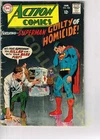 Vintage comic book DC Action Comics 358 Superman Jan 1968 Guilty of Homicide