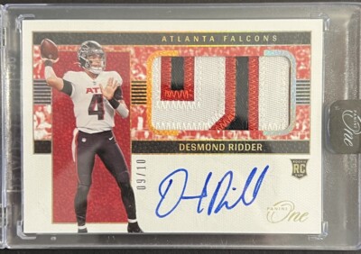 2022 Panini One DESMOND RIDDER Rookie 3 Color Patch Auto RPA /10 #24