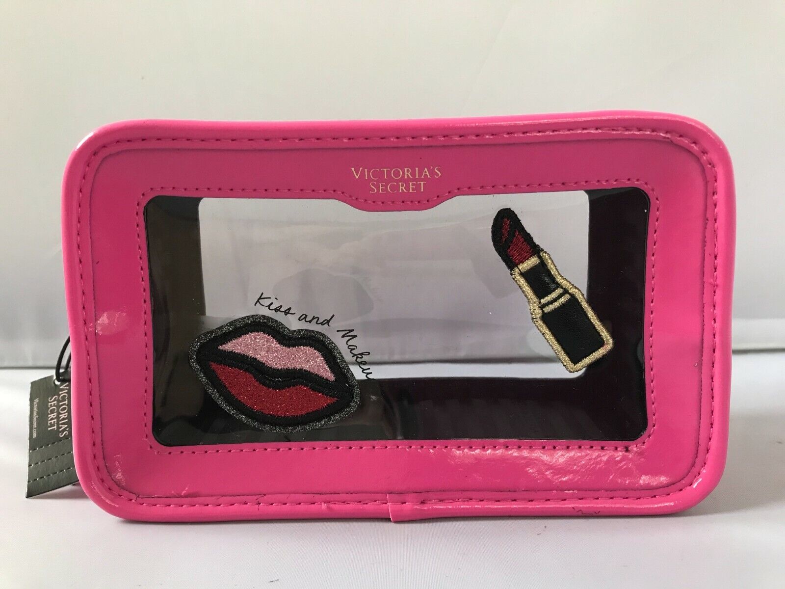 Victorias Secret Cosmetic Bag Makeup bag Case Shine Bright Signature Bag  NWT