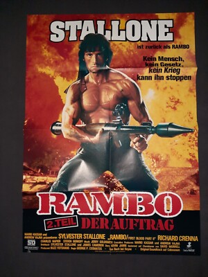 Rambo 2 Filmplakat A1 Sylvester Stallone
