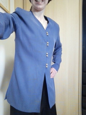 light purple and gold dress