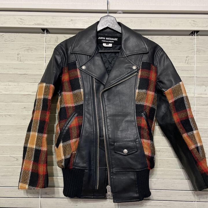 Comme des Garcons Junya Watanabe Riders Leather Jacket XS