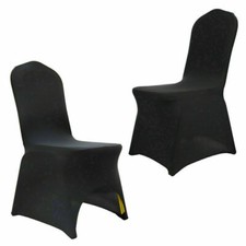 Image of Super Stretch Spandex Dining Chair Cover Wedding Chair Covers Full Slipcovers 