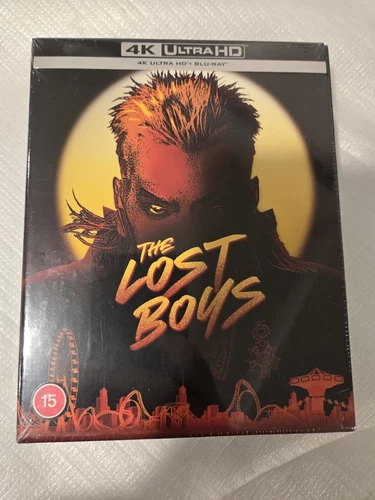 THE LOST BOYS 4K UHD Blu-ray Steelbook Collector's Edition Full Slip Box LIMITED