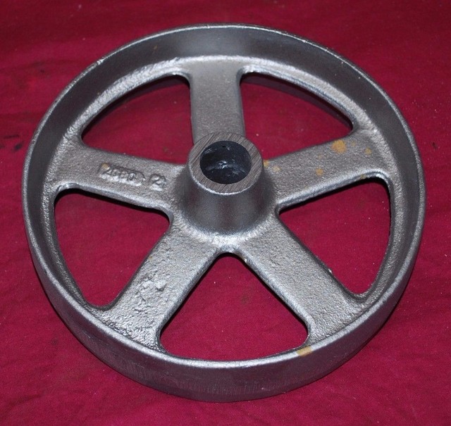 9 Inch Hit & Miss Witte Gas Engine Flywheel Engine Cart Wheel Cast Iron