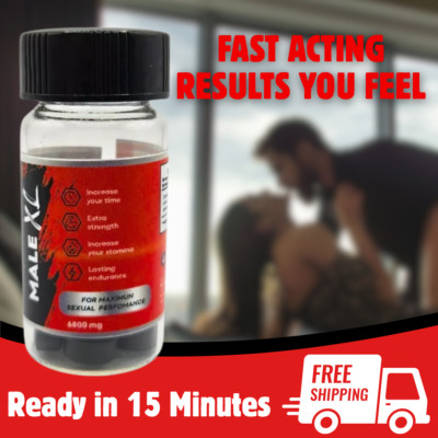 NEW Fast-Acting MALE XL  Ultimate Stamina + Satisfaction & Pleasure, Free Shippi