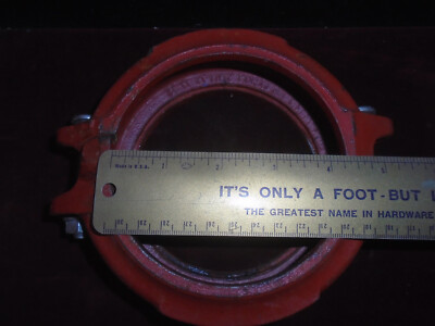 Victaulic 4/114.3-005H, Firelock Ez, 4'' Rigid Coupling, Sprinkler System Clamp