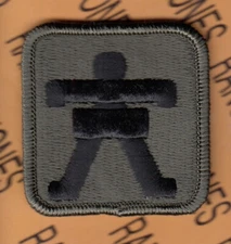 US Army 509 Airborne Infantry Regt JRTC HCI Helmet Cover OD Green ~2" patch m/e